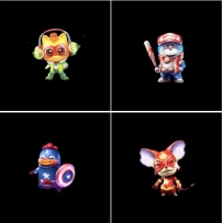 新十二生肖怪物战宠素材