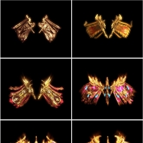 传奇战旗6组动态特效素材